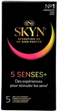 SKYN 5 Senses нелатекс презервативы mix 5 шт
