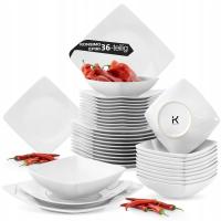 Обеденный сервиз столовые сервизы 12 человек 36 Эл. КОНСИМО ЭПИРИ БЕЛЫЙ ГЛЯНЕЦ