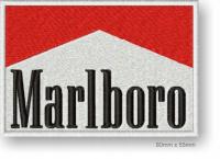 ПОЛОСА термо ПАТЧ - Marlboro F1 fun 80x55 вышивка