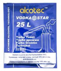 Drożdże gorzelnicze Alcotec 31013 Vodka Star 66 g turbo yeast wodka bimber