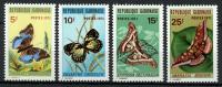 Gabon** Mi. 434-37 Motyle 28€
