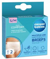 Canpol babies Wielorazowe majtki poporodowe (siateczkowe) 2 szt.