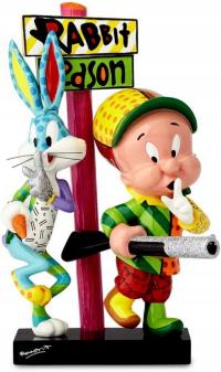 Figurka Looney Tunes By Britto - Elmer Fudd & Bugs Bunny Figurine Duża
