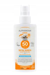 Spray Przeciwsłoneczny dla Dzieci Alphanova Bebe SPF 50 125ml