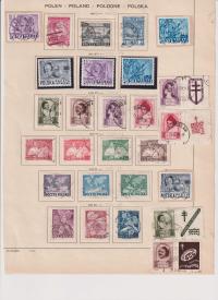 zestaw znaczki PRL 6 m.in Fi 489-491** i kas.