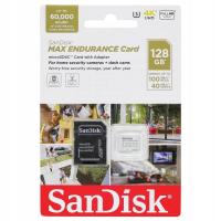 Karta pamięci SanDisk MAX Endurance SDXC 128GB / 100 do kamer kamerki