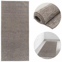 Нескользящий коврик для кухни, моющийся модный узор 65x160 см, серый