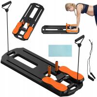 WIELOFUNKCYJNA DESKA DO ĆWICZEŃ z EKSPANDERAMI do JOGI PILATESU Reformer