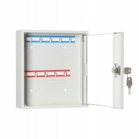 Szafka metalowa na klucze SK 10/S| 10 haczyków | Leomar | metalowa skrzynka