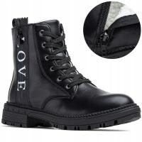 Trzewiki botki trapery workery ocieplane kożuszek wygodne suwak Wojtyłko