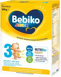 Bebiko Junior Nutriflor Expert 3 Молоко старше 1 года питательная формула 600 г