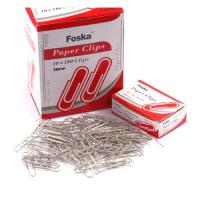 Spinacze biurowe okrągłe 28mm 10x100szt srebrny