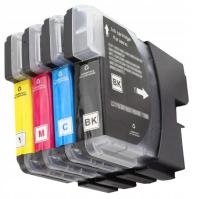 4x Tusz Do Brother LC980 LC985 LC1100 DCP-J125 J140W DCP-J315W J415 515 KPL