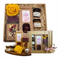 Корзина подарочный набор сувениры безумный чай мед конфитюр подарочная коробка