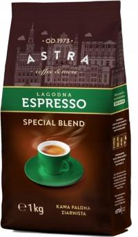 KAWA ziarnista ASTRA ŁAGODNA ESPRESSO 1 kg