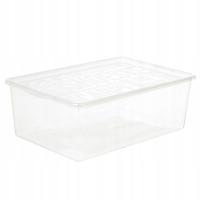 Pudełko na obuwie 9,5L plastikowe 38,5x25,7x13,3 cm zamykane