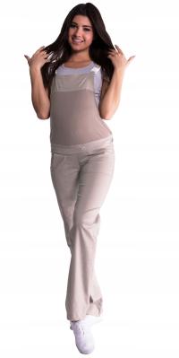 Spodnie ogrodniczki ciążowe, w ciąży XL/42 beżowe