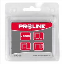 Zszywki hartowane PROLINE typ A 53 L:12mm 1000 szt PRF-55312