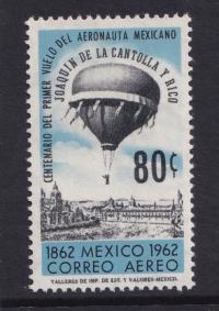 MEKSYK ** Mi 1126 100 lat balonów w Meksyku lotniczy