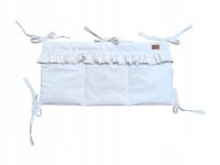 Organizer z Velvet w stylu GLAM Krem