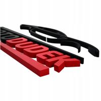 Litery 3D logo przestrzenne styrodur na elewację do biura Wizualizacja