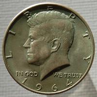 HALF DOLLAR 50 CENTÓW J.F. KENNEDY 1964