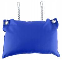 Mr. Слинг подушка кожаная синяя удобная для ремня безопасности 20 см