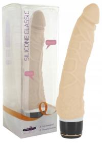 КЛАССИЧЕСКИЙ НАТУРАЛЬНЫЙ ВИБРАТОР SILICONE CLASSIC