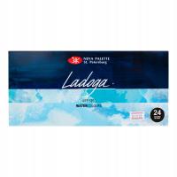 Akwarele Ladoga 24 kolory w kartonowym pudełku