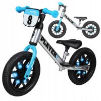 Детский балансировочный велосипед, светящиеся колеса 12 