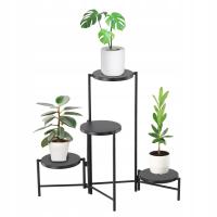 KWIETNIK METLOWY 4 - POZIOMOWY PIĘTROWY STOJAK NA DONICZKI KWIATY ROŚLINY