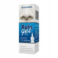 Xylogel, 0,1%, żel do nosa w butelce z dozownikiem, 10 g