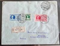 WATYKAN - KOPERTA - znaczki - 1929 / R / Poste Vaticane - 5413 ( ZESTAW 3 )