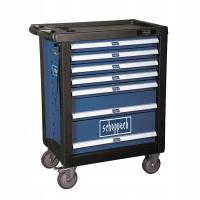 Wózek narzędziowy Scheppach czarny 7 szuflad 263 el. max 450 kg