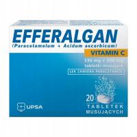 EFFERALGAN VITAMIN C 200 mg 20 tabl. mus.