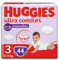 Pieluchomajtki Huggies Ultra Comfort Rozmiar 3(6-11 kg) 44 szt.