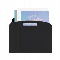 Akrylowy stojak na czasopisma,Uchwyt na gazety na blacie,Pudełko do przechowywania plików,30 * 15 * 26 cm