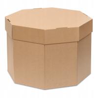 Karton pod tort ciasto średnica 27cm kraft Rubicello mocny gruby wytrzymały