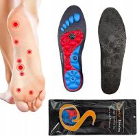 WKŁADKI DO BUTÓW MAGNETYCZNE 35-39 MAGNESÓW AKUPRESURA ODCHUDZANIE