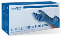 Rękawice nitrylowe niebieskie grube długie 290mm LONG rozm