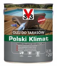 V33 OLEJ DO TARASÓW POLSKI KLIMAT 2,5L OCHRONA