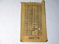 PKS Kuźnica - Gdynia 1964 rok - PRL - bilet 115