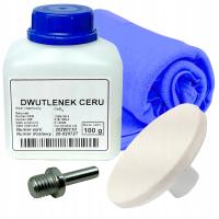 Набор для полировки стекла удаление царапин на стекле оксид церия 100 г войлок