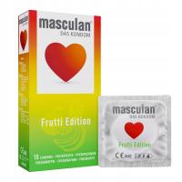 Фруктовые презервативы Masculan Frutti Edition презервативы премиум 10 шт.