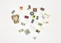 LEGO Akcesoria Elementy Płytki z nadrukiem