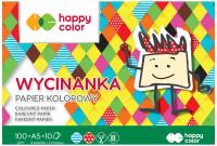 Blok wycinanka A5 10ark 100g., Happy Color