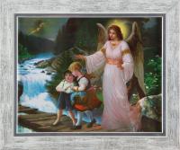 OBRAZ ŚW OBRAZEK PREZENT NA CHRZEST NA URODZINY DUŻY WYBÓR DREWNIANA RAMKA