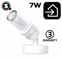 Projektor reklamowy LED GOBO sufitowy szynowy ścienny 7W kolorowa projekcja