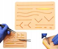 ИСКУССТВЕННАЯ КОЖА ДЛЯ ОБУЧЕНИЯ ХИРУРГИЧЕСКОМУ ШИТЬЮ РАН НАЛОЖЕНИЕ ШВОВ НА КОЖУ