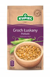 Groch Łuskany połówki Kupiec 400g